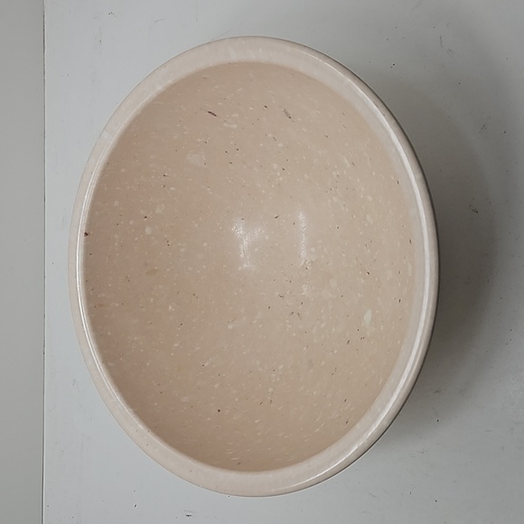 FINAL PRICE Vintage Texas Ware Tan Melamine Confetti 9 3/4 in. Bowl - Picture 2 of 4